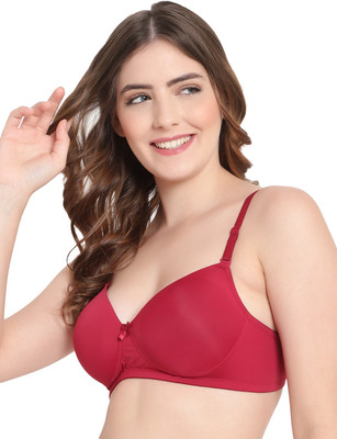 craftwell studio Women Push-up Heavily Padded Bra(Red)
