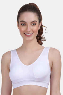 AMOUR SECRET Women Sports Lightly Padded Bra(White)