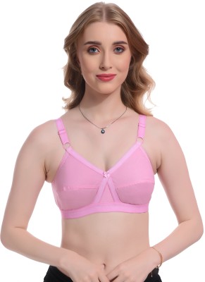 ELINA Women T-Shirt Non Padded Bra(Pink)