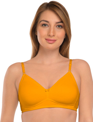 DAISY DEE NDSZN Women Full Coverage Non Padded Bra(Yellow)