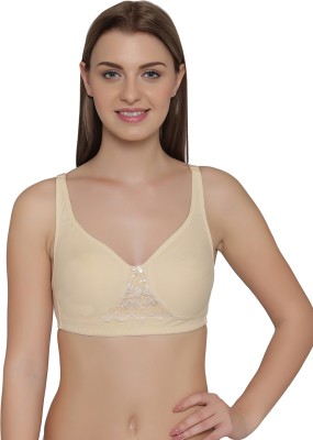 Clovia Women T-Shirt Non Padded Bra(Beige)