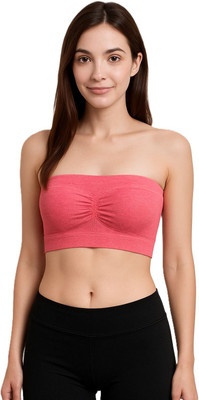 neotrend92 AI Women Everyday Non Padded Bra(Pink)