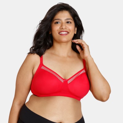 ZIVAME Women T-Shirt Non Padded Bra(Red)