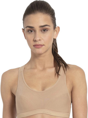 JOCKEY Women Sports Lightly Padded Bra(Beige)