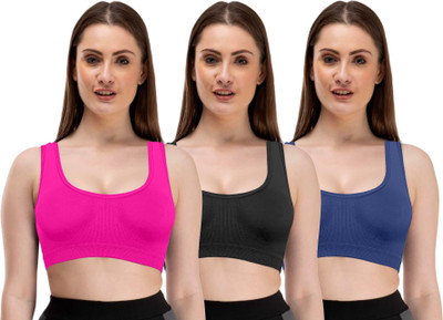 Brafee Women Sports Non Padded Bra(Multicolor)