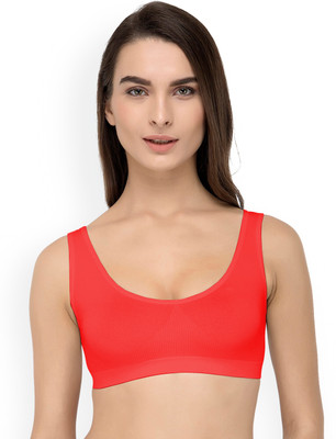 Msenterprisee Hand wash Women Full Coverage Lightly Padded Bra(Red)