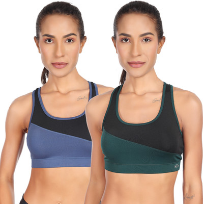 SKDREAMS Women Sports Non Padded Bra(Multicolor)