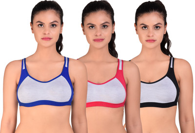 InnerBloom Women Everyday Non Padded Bra(Multicolor)