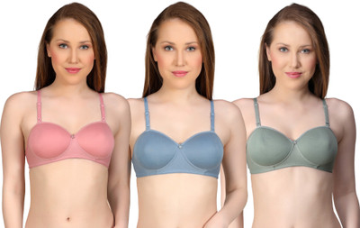 CSU Women Push-up Lightly Padded Bra(Multicolor)