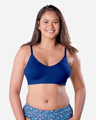 V Star VSMB02 Women Everyday Non Padded Bra(Dark Blue)