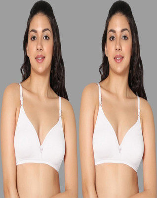 Eden EDENBRACOMBO1 Women Everyday Non Padded Bra(White)