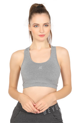 Laasa Sports SPORTS BRA Women Everyday Lightly Padded Bra(Grey)