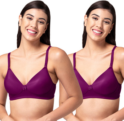 TWEENS Women Everyday Lightly Padded Bra(Purple)