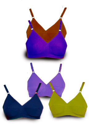 G BEAUTY Women Everyday Non Padded Bra(Multicolor)