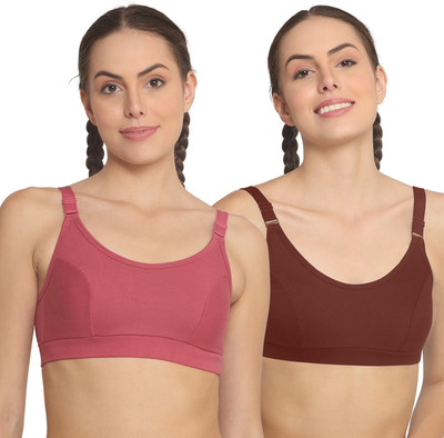 POOJA RAGENEE SPORTS BRA Women Sports Non Padded Bra(Multicolor)
