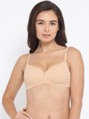 Macrowoman W-Series Ringlet Total Support Bra Women Minimizer Non Padded Bra(Beige)