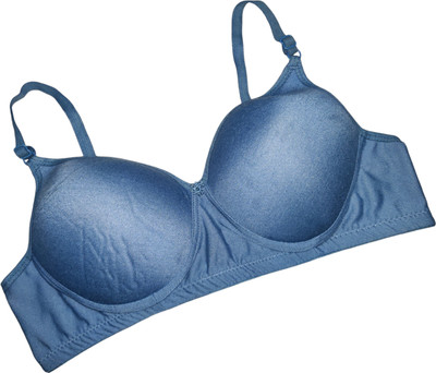 Piylu Padded Women Push-up Lightly Padded Bra(Grey)