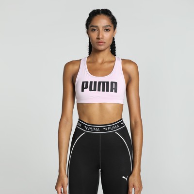 PUMA 4 KEEPS Bra Women Sports Lightly Padded Bra(Purple)