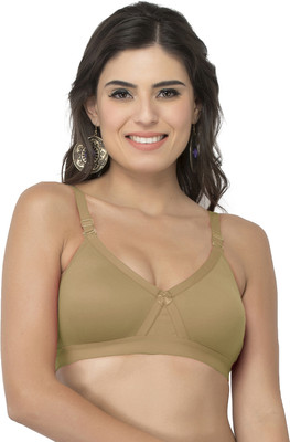 COLLEGE GIRL CG1304 Women Minimizer Lightly Padded Bra(Brown)