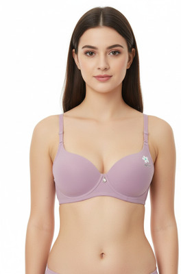 Hpa Women’s Bra | Light Padded Bra, 3/4 Coverage Push-Up Bra for Girls & Women Women Push-up Lightly Padded Bra(Pink)