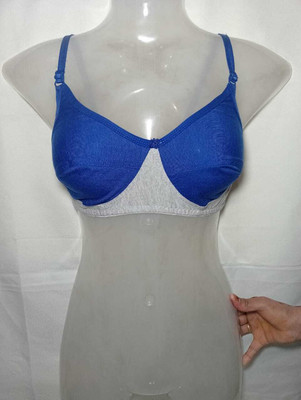 MADHAV NA Women Everyday Non Padded Bra(Blue)