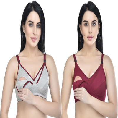 ALVI CARE Women Push-up Non Padded Bra(Multicolor)