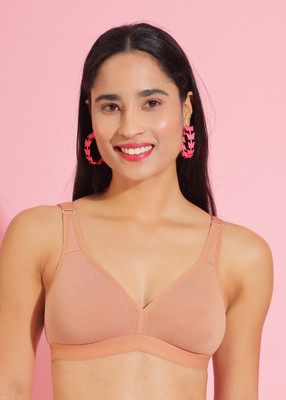 Dollar Missy Wire-Free Basic Support Everyday Women Everyday Non Padded Bra(Beige)