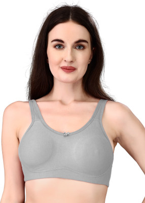 Exotica Lingerie Women Bralette Non Padded Bra(Grey)