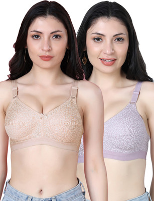 Shyam Sons FLAIR Dipali Women Minimizer Non Padded Bra(Orange, Purple)