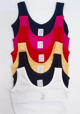 Adgaon Air Sports Bra (Free Size, Fits Best- 28-34)Pack of 6 Women Everyday Non Padded Bra(Multicolor)