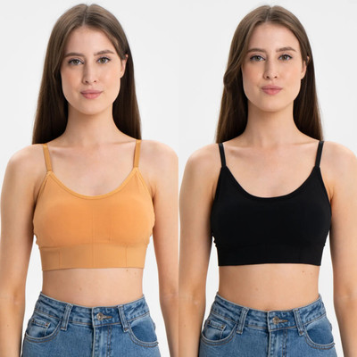 Comfy Secret Bra Women Everyday Lightly Padded Bra(Yellow)