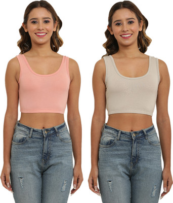 dazico Women Everyday Non Padded Bra(Pink, Grey)