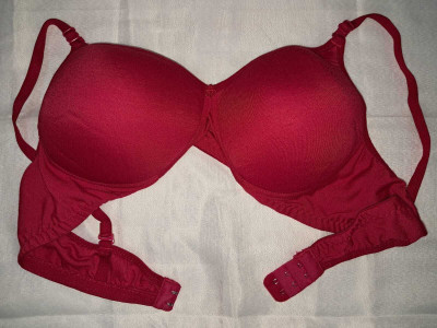AmoraaWear AmoraaWear Cotton Padded Bra Women Push-up Lightly Padded Bra(Red)