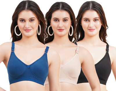 Layeba Women T-Shirt Non Padded Bra(Multicolor)