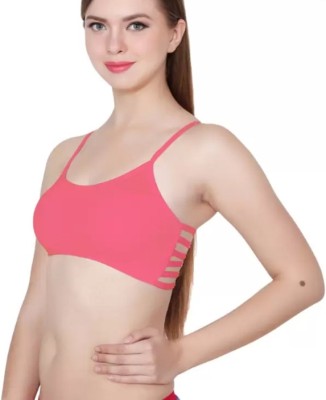 LUVLINE 071LUVLINE Women Everyday Lightly Padded Bra(Pink)