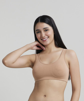 SALIENT EASY_Cuban Sand Women Full Coverage Non Padded Bra(Brown)