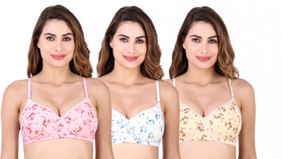 PROOT CHAMPION BRA PINK S Women Balconette Non Padded Bra(White)