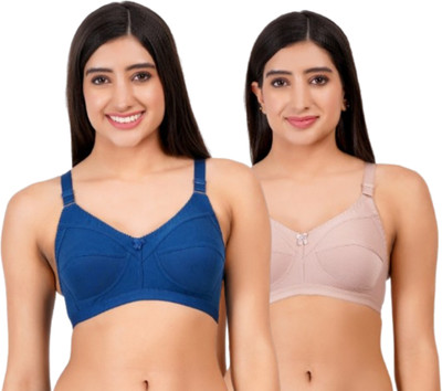 Layeba Women Full Coverage Non Padded Bra(Multicolor)