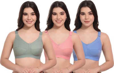 TEENPLUS Women Everyday Non Padded Bra(Multicolor)