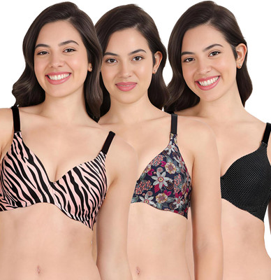 shyaway Women Push-up Lightly Padded Bra(Multicolor)