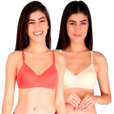 Fabme Women Everyday Heavily Padded Bra(Multicolor)