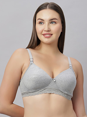 Eden Women Maternity/Nursing Heavily Padded Bra(Grey)