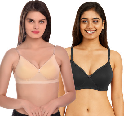 Rahul Trading Padded Bra For Women Women Everyday Lightly Padded Bra(Multicolor)