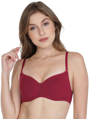 JOCKEY Women T-Shirt Lightly Padded Bra(Red)