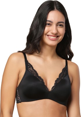 Triumph Amourette Charm P02 Women T-Shirt Lightly Padded Bra(Black)