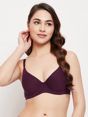 Clovia Women Push-up Lightly Padded Bra(Purple)