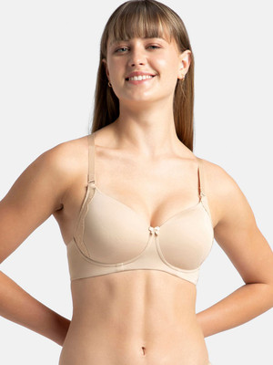 JOCKEY 1816 Women T-Shirt Lightly Padded Bra(Beige)