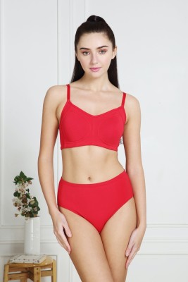 VAN HEUSEN Antibacterial And Wireless Women Full Coverage Non Padded Bra(Red)