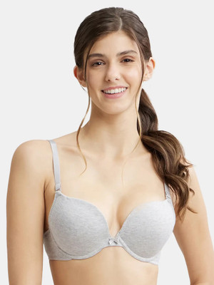 JOCKEY FE53 Women Push-up Lightly Padded Bra(Grey)