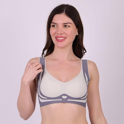Vikimo VIKIMO Comfort Fit Push -up Bra Pack of -1 Women Everyday Lightly Padded Bra(Grey)